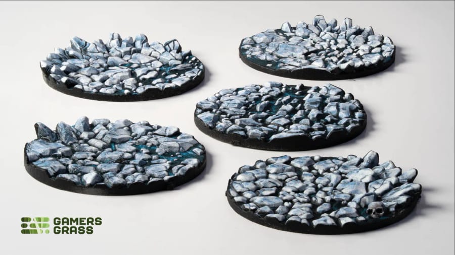 WarForge - Frost Lake – Round 40mm (x5) - Warhammer
