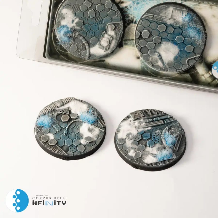 WarForge - Svalarheima’s Outpost Bases, Round 55mm (x2) - Warhammer
