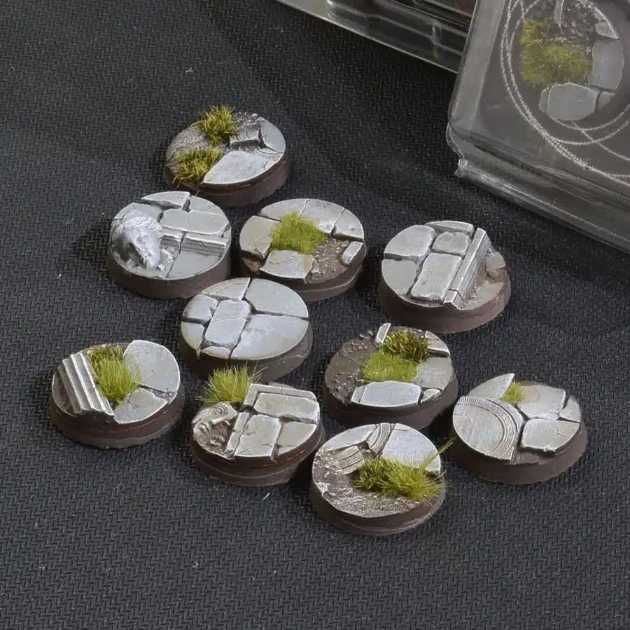 WarForge - Temple Bases, Round 25mm (x10) - Warhammer