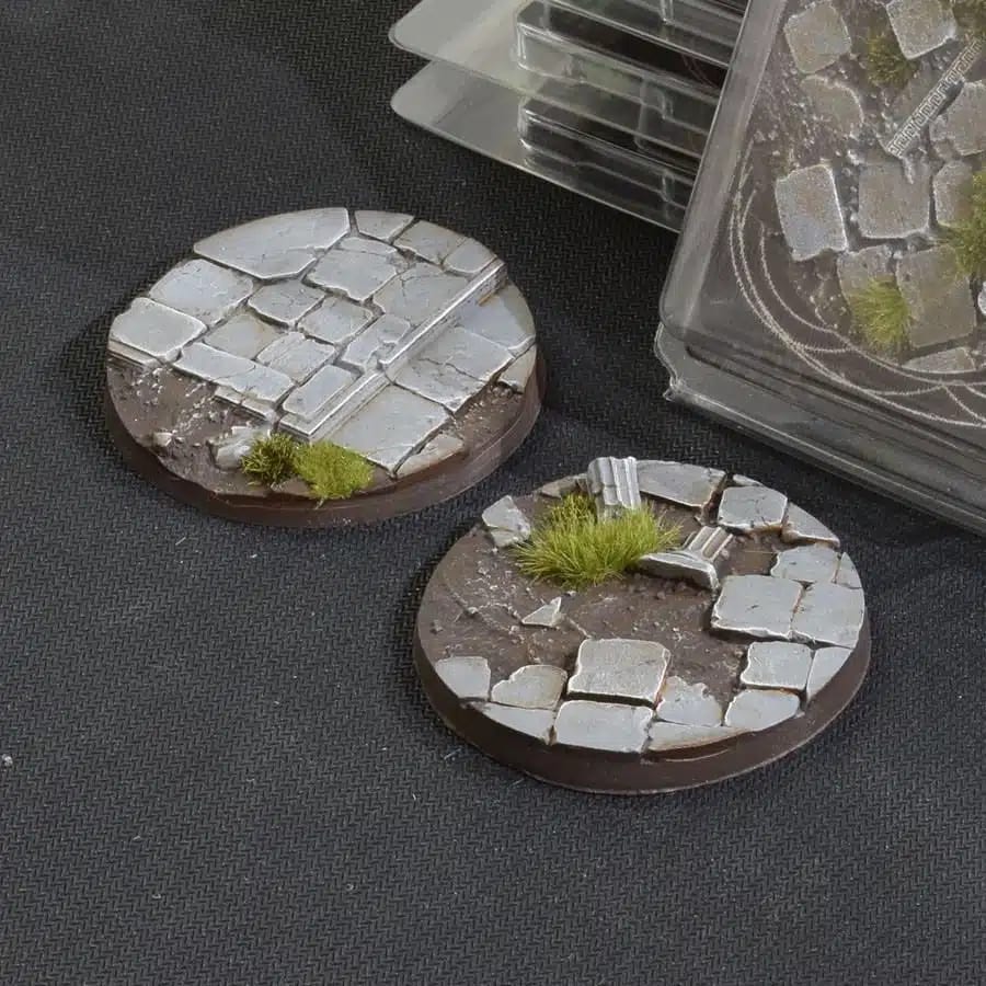 WarForge - Temple Bases, Round 60mm (x2) - Warhammer