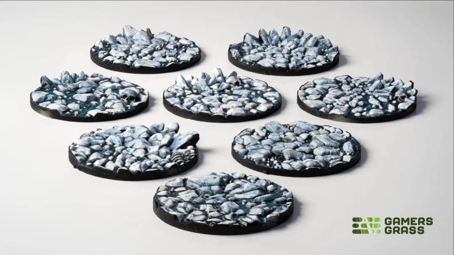 WarForge - Frost Lake – Round 32mm (x8) - Warhammer