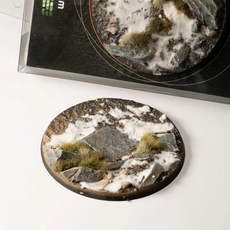 WarForge - Winter Bases, Round 90mm (x1) - Warhammer