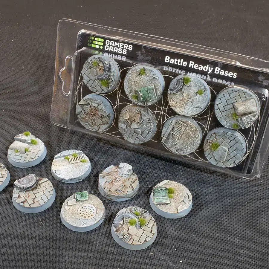 WarForge - Urban Warfare Bases, Round 32mm (x8) - Warhammer