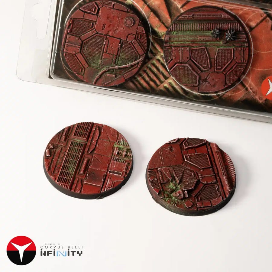 WarForge - Nomad Crew Deck Bases, Round 55mm (x2) - Warhammer