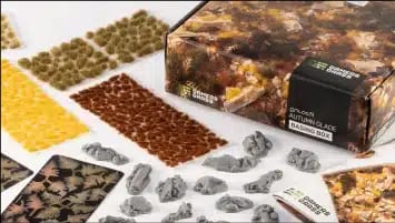 WarForge - Golden Autumn Glade Basing Box - Warhammer