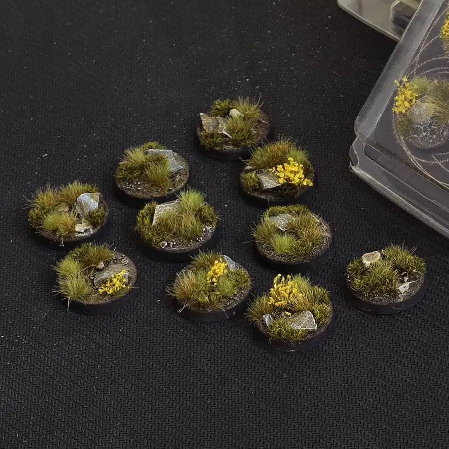 WarForge - Highland Bases, Round 25mm (x10) - Warhammer