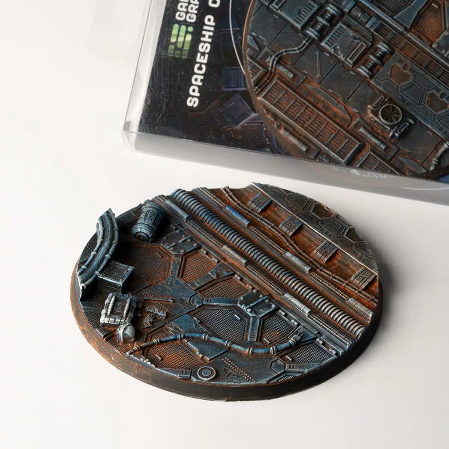 WarForge - Spaceship Corridor Bases, Round 100mm (x1) - Warhammer