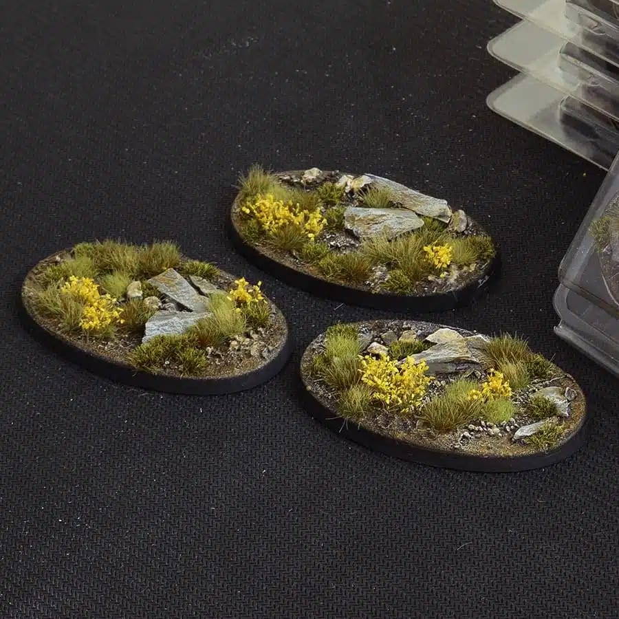 WarForge - Highland Bases, Oval 75mm (x3) - Warhammer