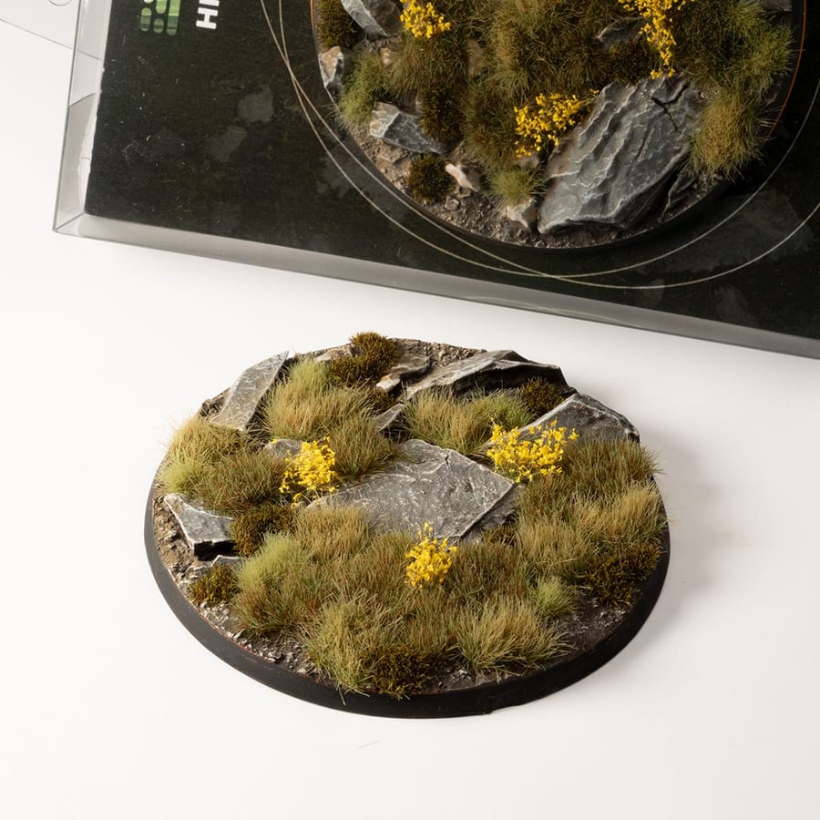 WarForge - Highland Bases, Round 90mm (x1) - Warhammer