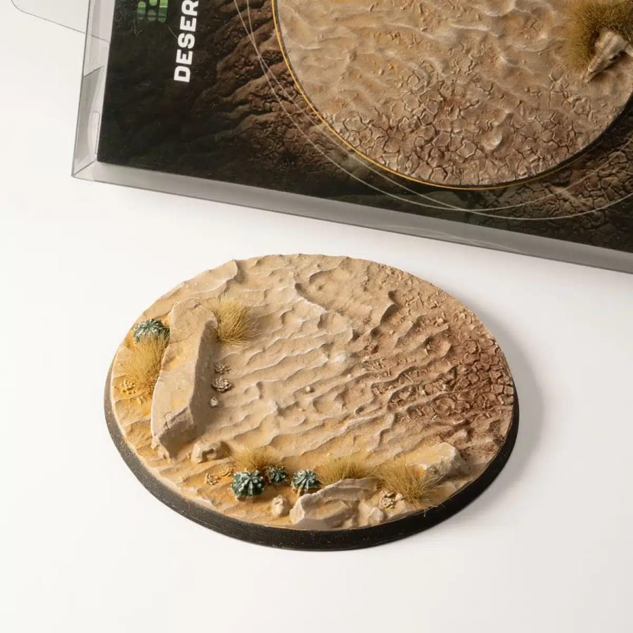 WarForge - Deserts of Maahl Bases, Round 90mm (x1) - Warhammer