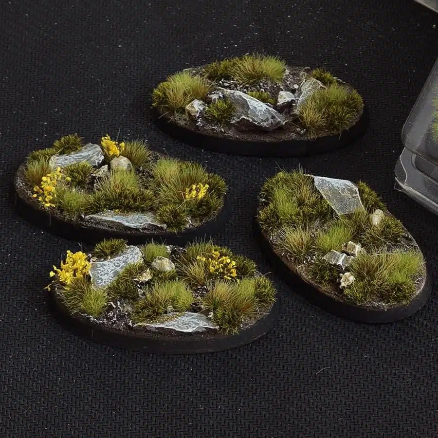 WarForge - Highland Bases, Oval 60mm (x4) - Warhammer