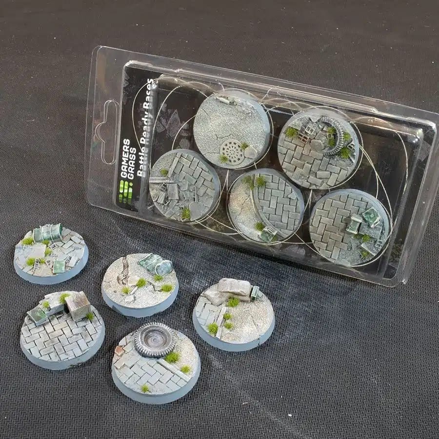 WarForge - Urban Warfare Bases, Round 40mm (x5) - Warhammer
