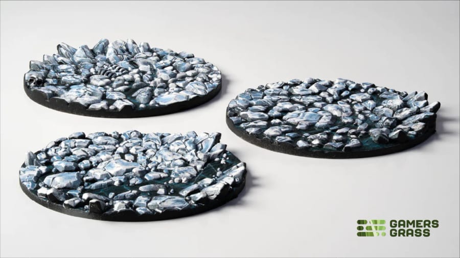 WarForge - Frost Lake – Round 50mm (x3) - Warhammer