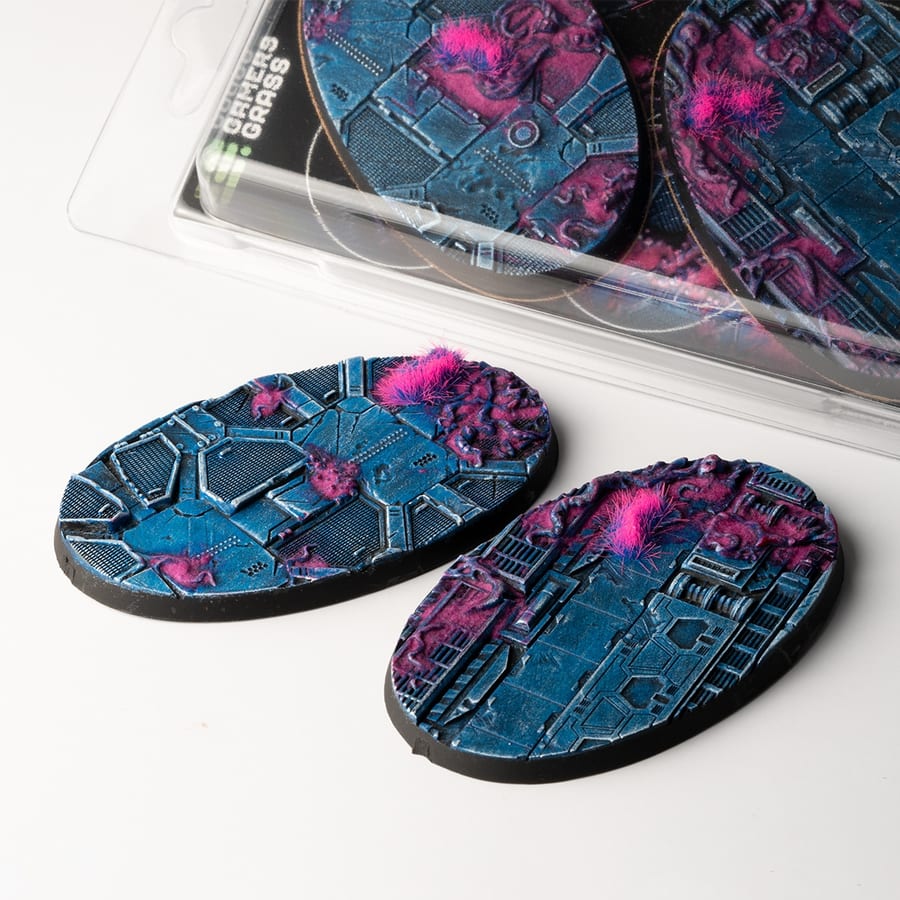WarForge - Alien Infestation Bases, Oval 90mm (x2) - Warhammer
