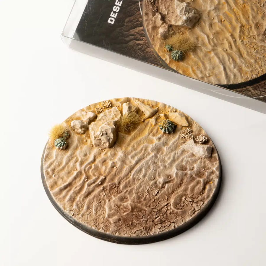 WarForge - Deserts of Maahl Bases, Round 100mm (x1) - Warhammer