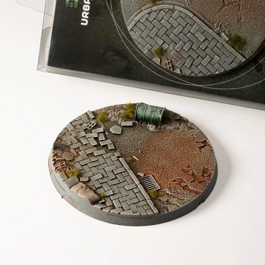 WarForge - Urban Warfare Bases, Round 90mm (x1) - Warhammer
