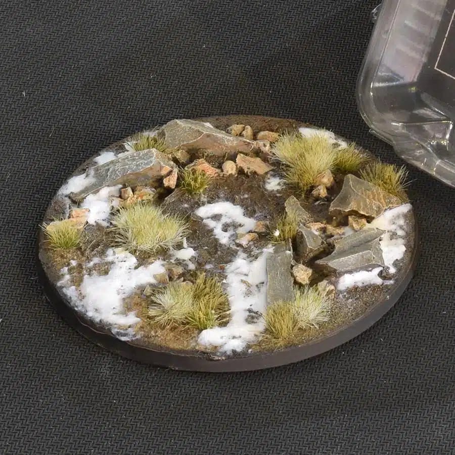 WarForge - Winter Bases, Round 100mm (x1) - Warhammer