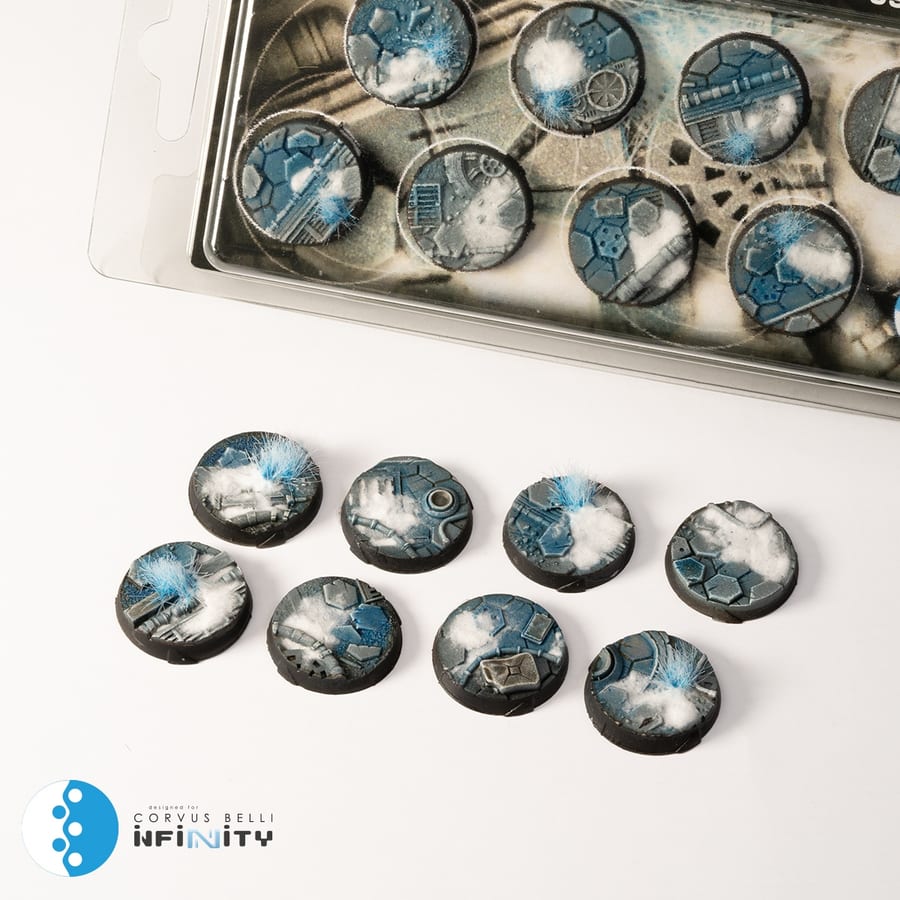 WarForge - Svalarheima’s Outpost Bases, Round 25mm (x8) - Warhammer
