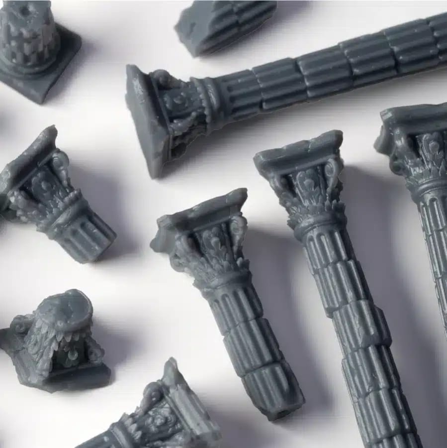 WarForge - Ancient Columns Basing bits - Warhammer