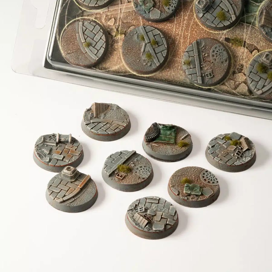 WarForge - Urban Warfare Bases, Round 28mm (x8) - Warhammer