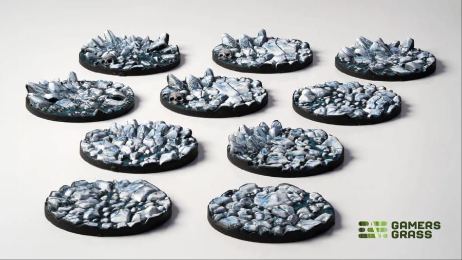 WarForge - Frost Lake – Round 28mm (x10) - Warhammer