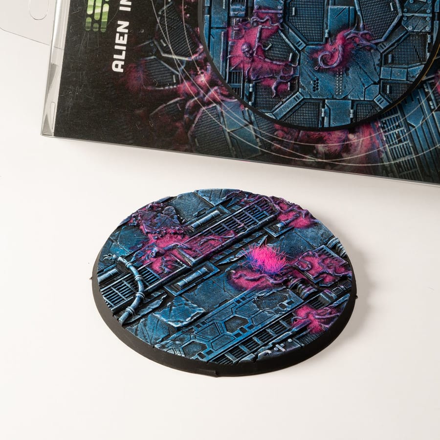 WarForge - Alien Infestation Bases, Round 80mm (x1) - Warhammer