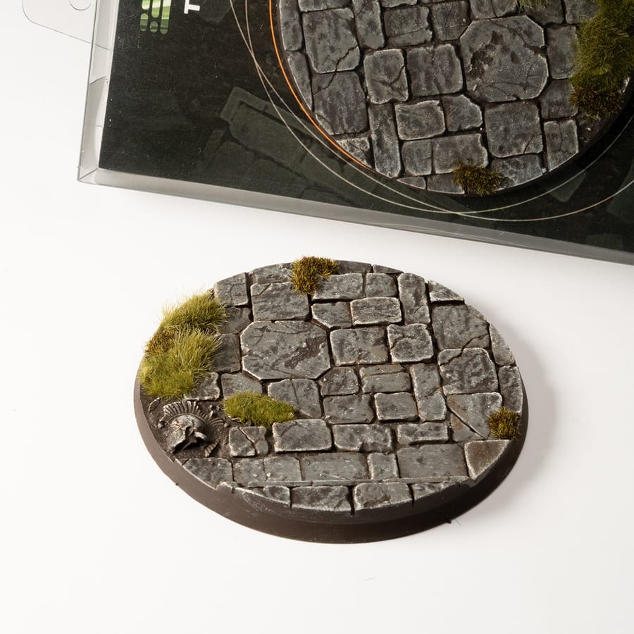 WarForge - Temple Bases, Round 90mm (x1) - Warhammer