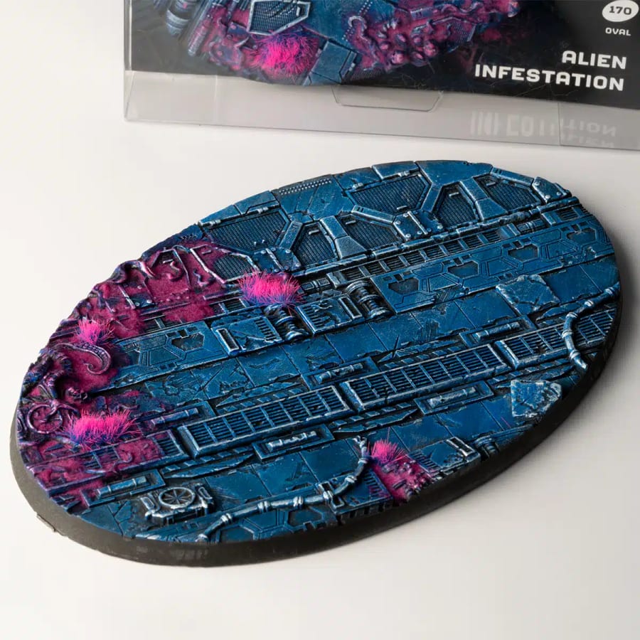 WarForge - Alien Infestation Bases, Oval 170mm (x1) - Warhammer