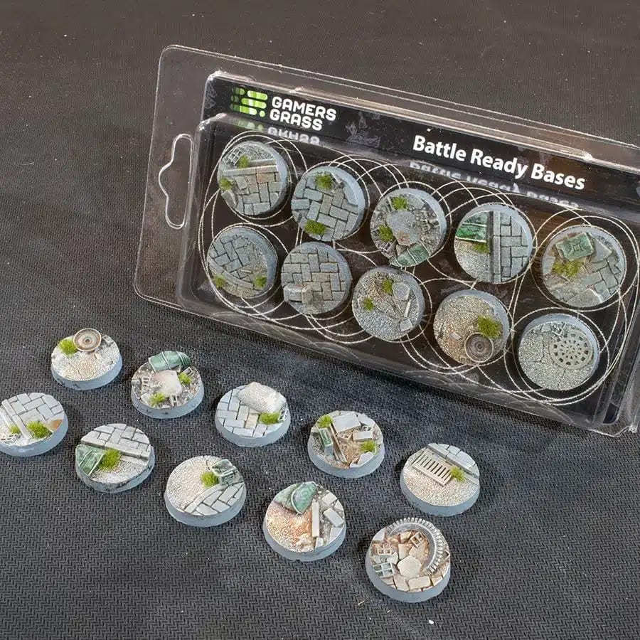 WarForge - Urban Warfare Bases, Round 25mm (x10) - Warhammer