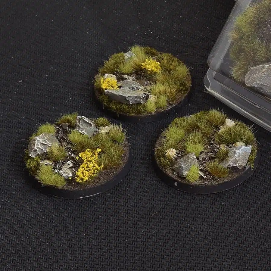 WarForge - Highland Bases, Round 50mm (x3) - Warhammer