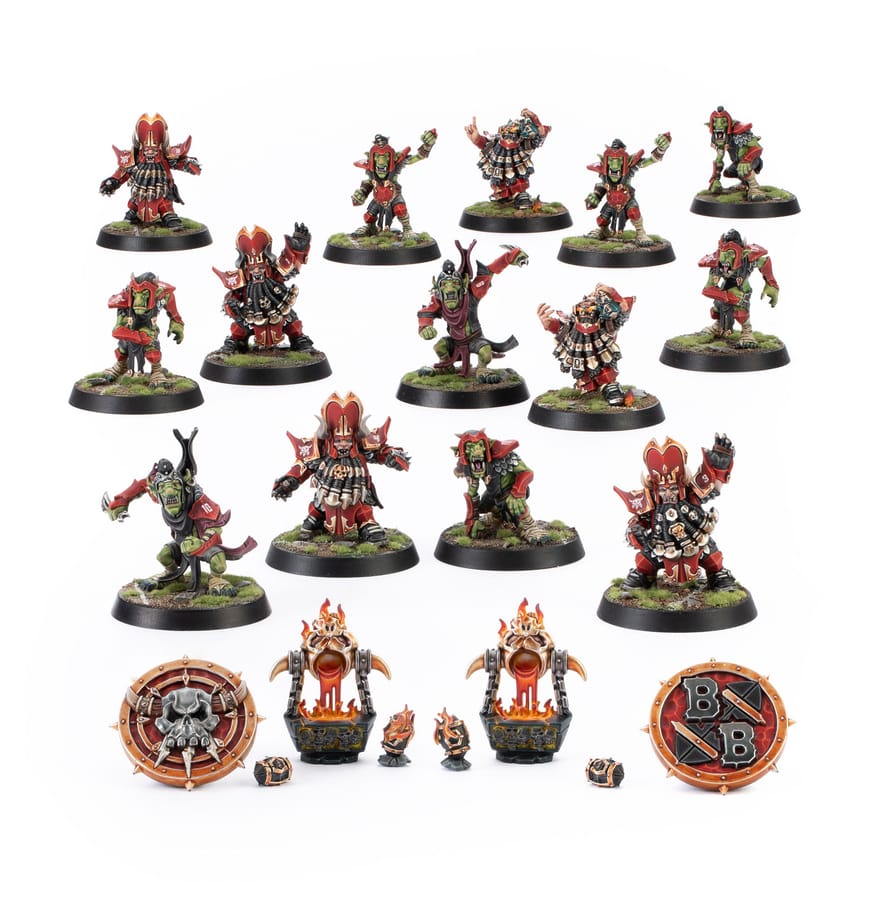 WarForge - Équipe de Blood Bowl de Nains du Chaos: les Zharr-Naggrund Ziggurats - Warhammer