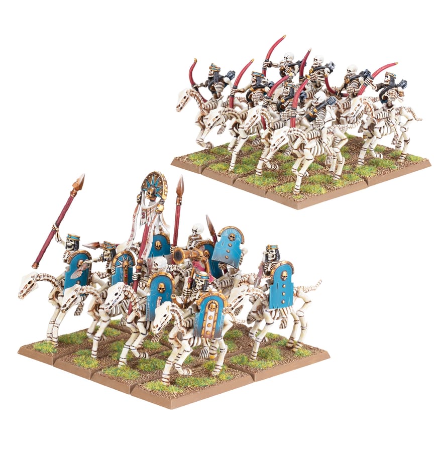 WarForge - Cavaliers Squelettes/Archers Squelettes à Cheval des Rois des Tombes - Warhammer - Rois des Tombes
