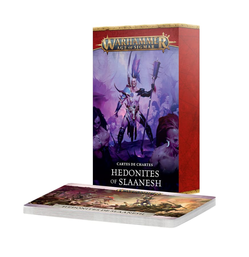 WarForge - Cartes de Charte: Hedonites of Slaanesh - Warhammer - Hedonites of Slaanesh