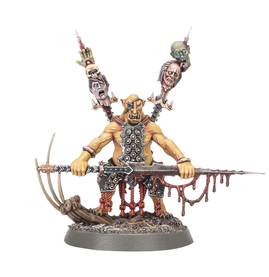 WarForge - Boss Égorgeur Hobgrot - Warhammer - Orruk Warclans