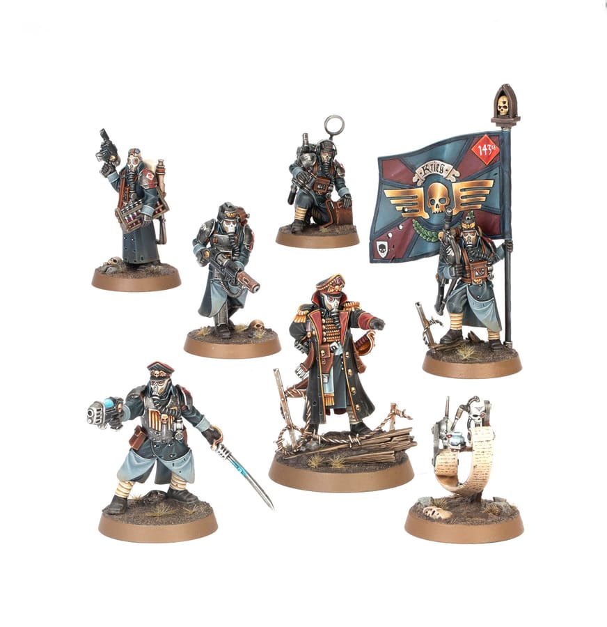 WarForge - Escouade d'État-major de Krieg - Warhammer - Astra Militarum