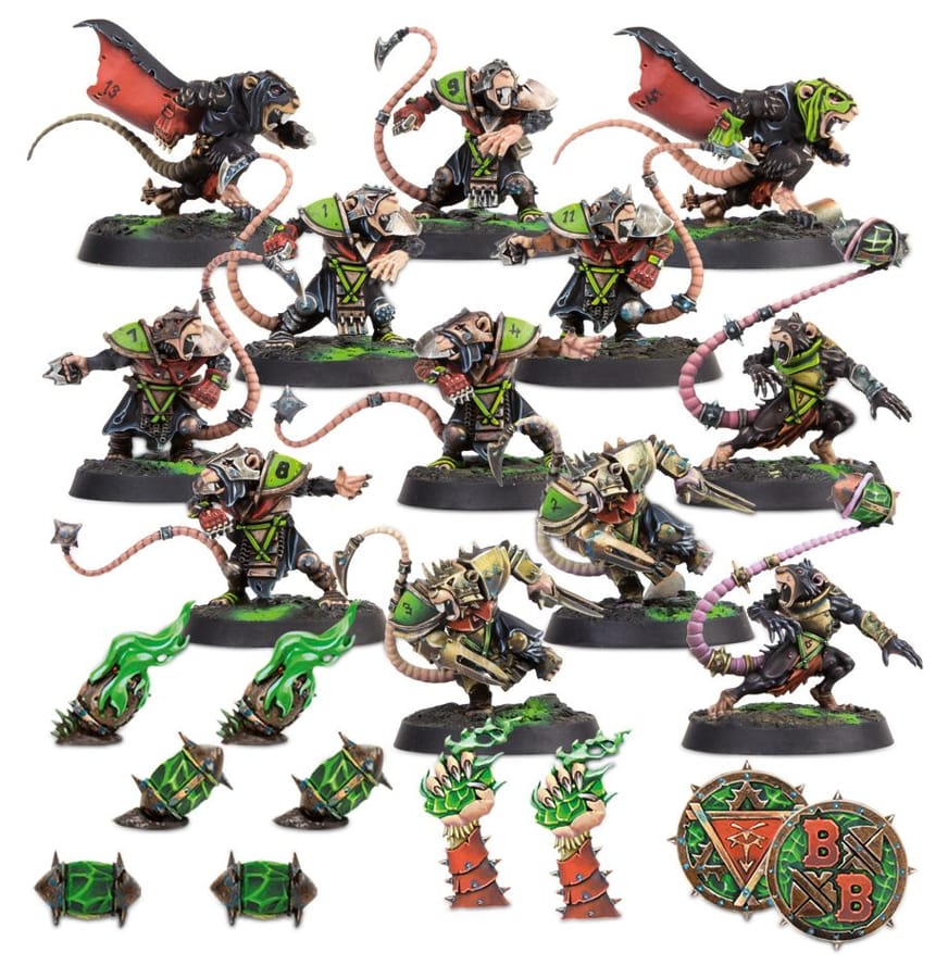 WarForge - Équipe de Blood Bowl de Skavens: Skavenblight Scramblers - Warhammer