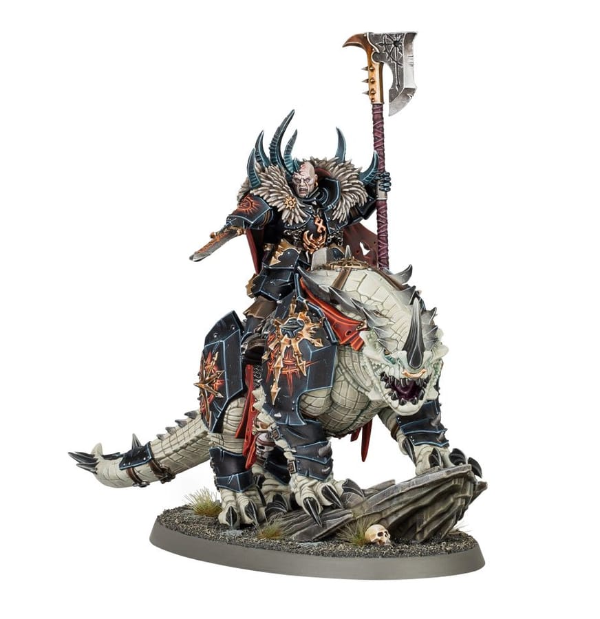 WarForge - Seigneur du Chaos sur Karkadrak - Warhammer - Slaves to Darkness
