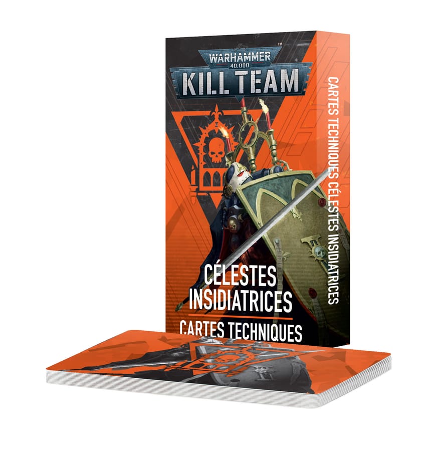 WarForge - Kill Team: Célestes Insidiatrices – Cartes Techniques - Warhammer
