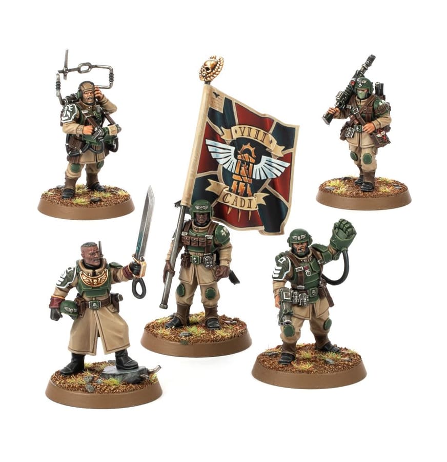 WarForge - Escouade d'État-Major Cadienne - Warhammer - Astra Militarum