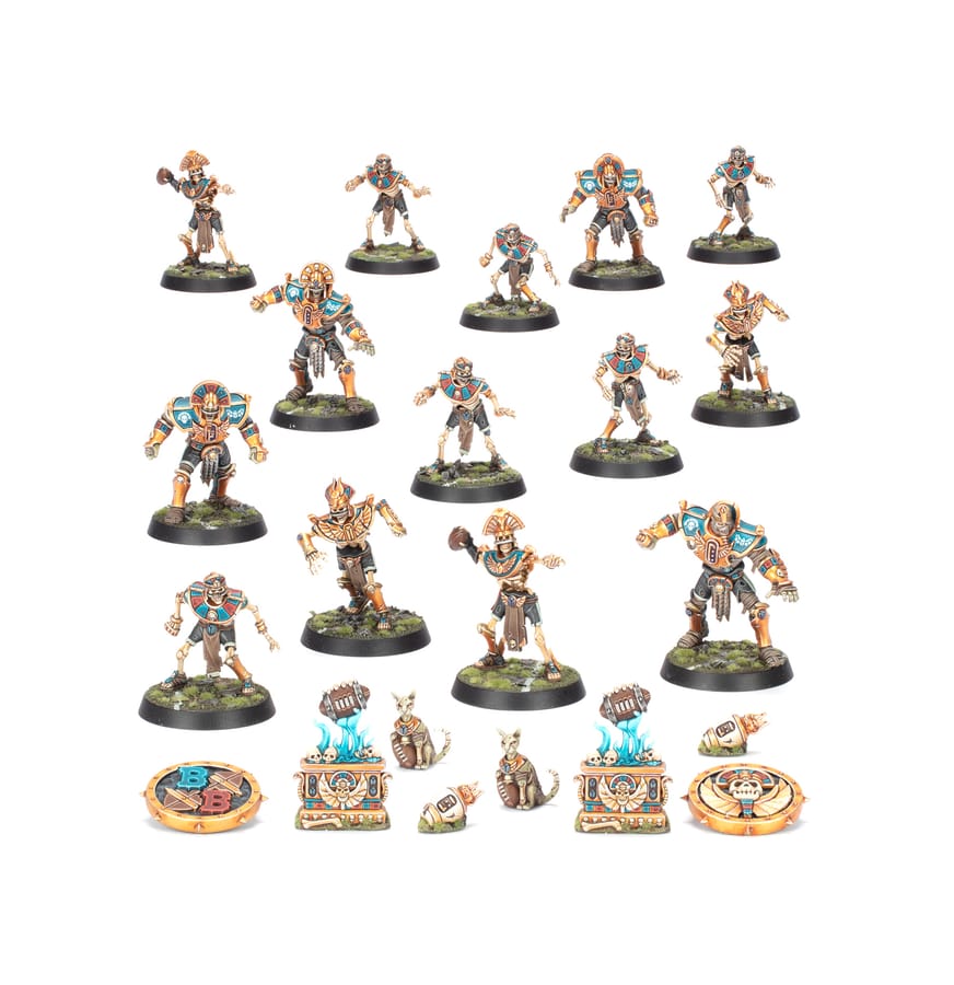 WarForge - Équipe de Blood Bowl de Rois des Tombes: les Nehekhara Nightmares - Warhammer