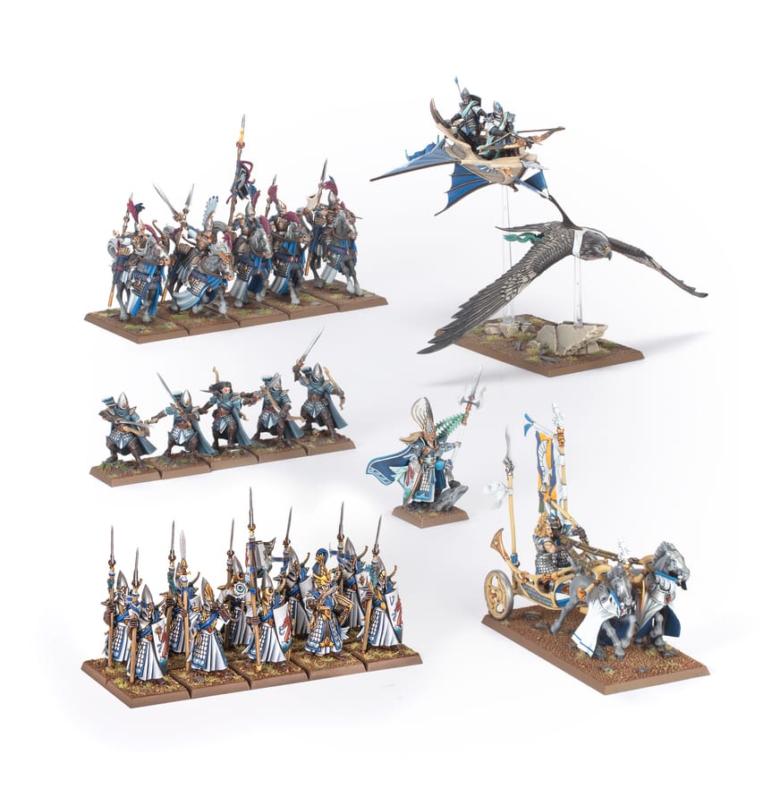WarForge - Royaumes Hauts Elfes: Armée de Colonne de Bataille - Warhammer - Hauts Elfes