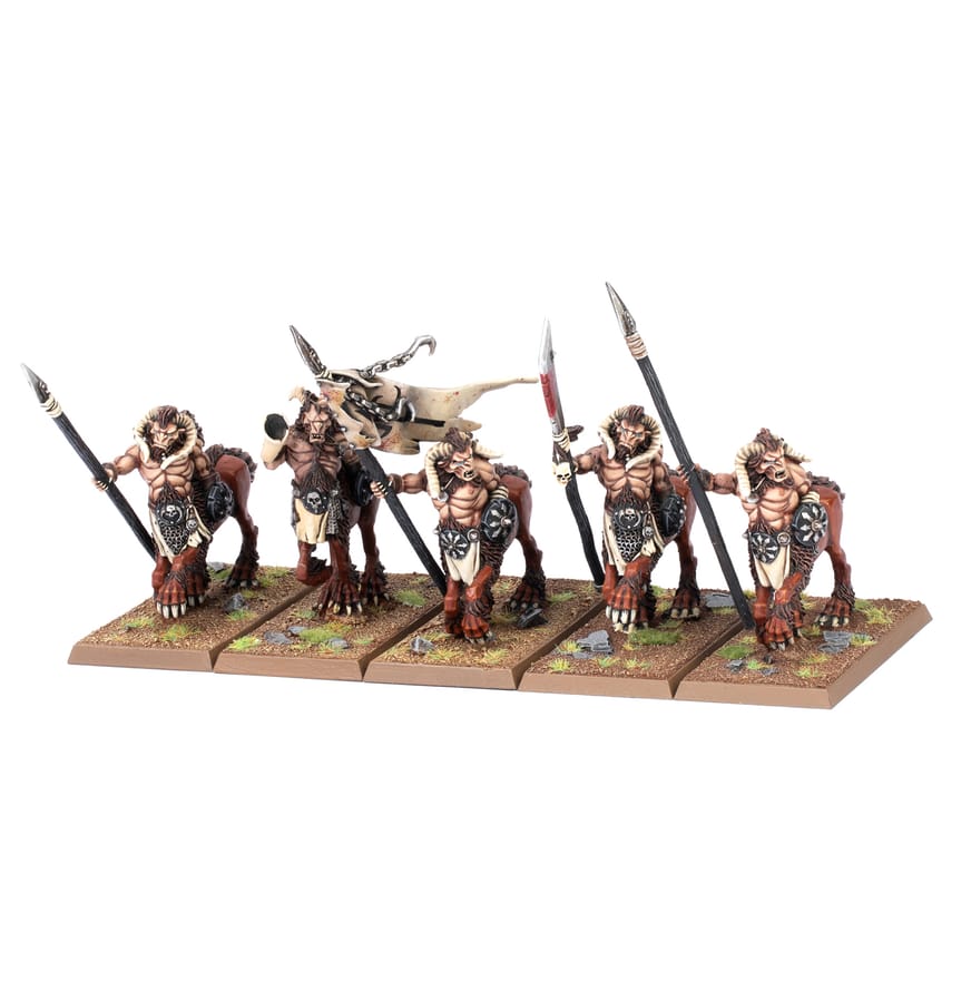 WarForge - État-major de Harde de Centigors - Warhammer - Hommes-Bêtes