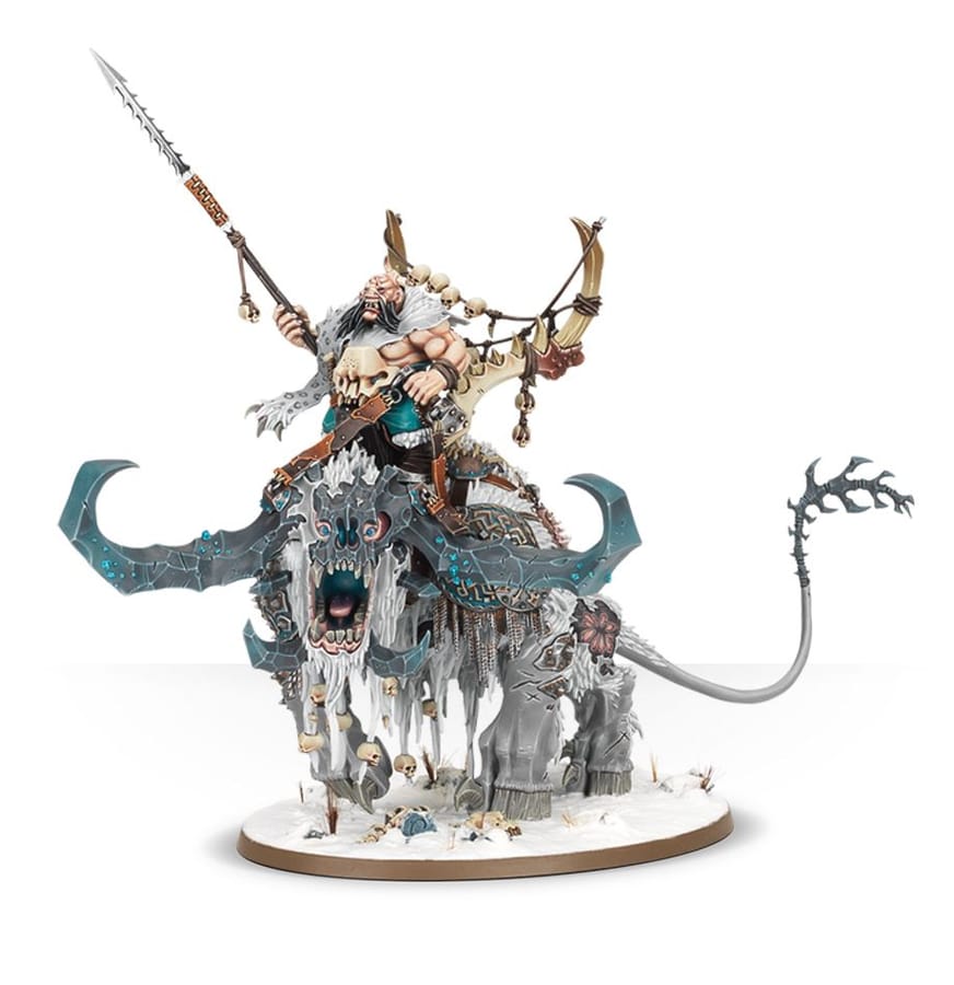 WarForge - Frostlord on Stonehorn - Warhammer - Ogor Mawtribes