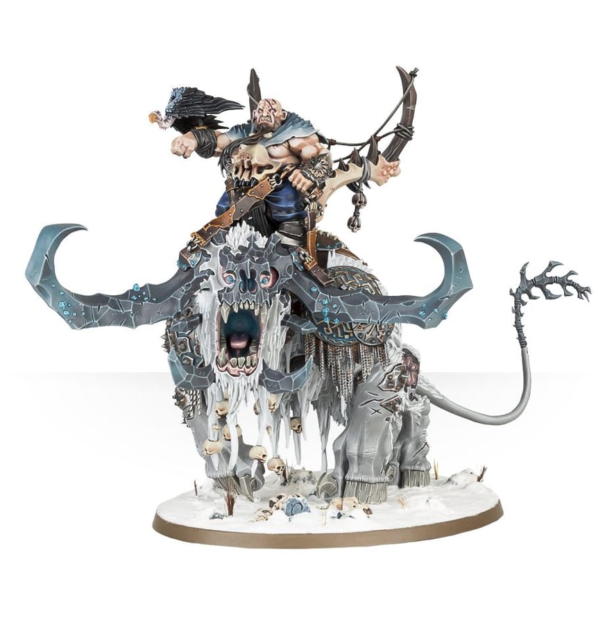 WarForge - Huskard on Stonehorn - Warhammer - Ogor Mawtribes