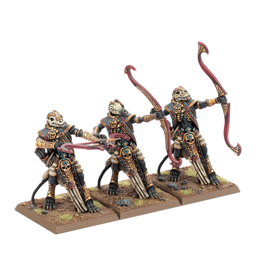 WarForge - Ushabti avec Grands Arcs - Warhammer - Rois des Tombes