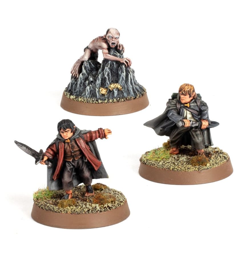 WarForge - Frodo Baggins™, Samwise Gamgee™ & Gollum™ à Emyn Muil - Warhammer