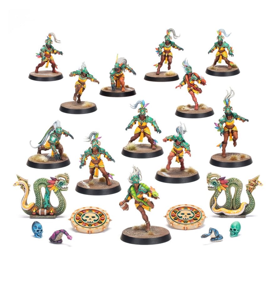 WarForge - Équipe d'Amazones pour Blood Bowl : Kara Temple Harpies - Warhammer