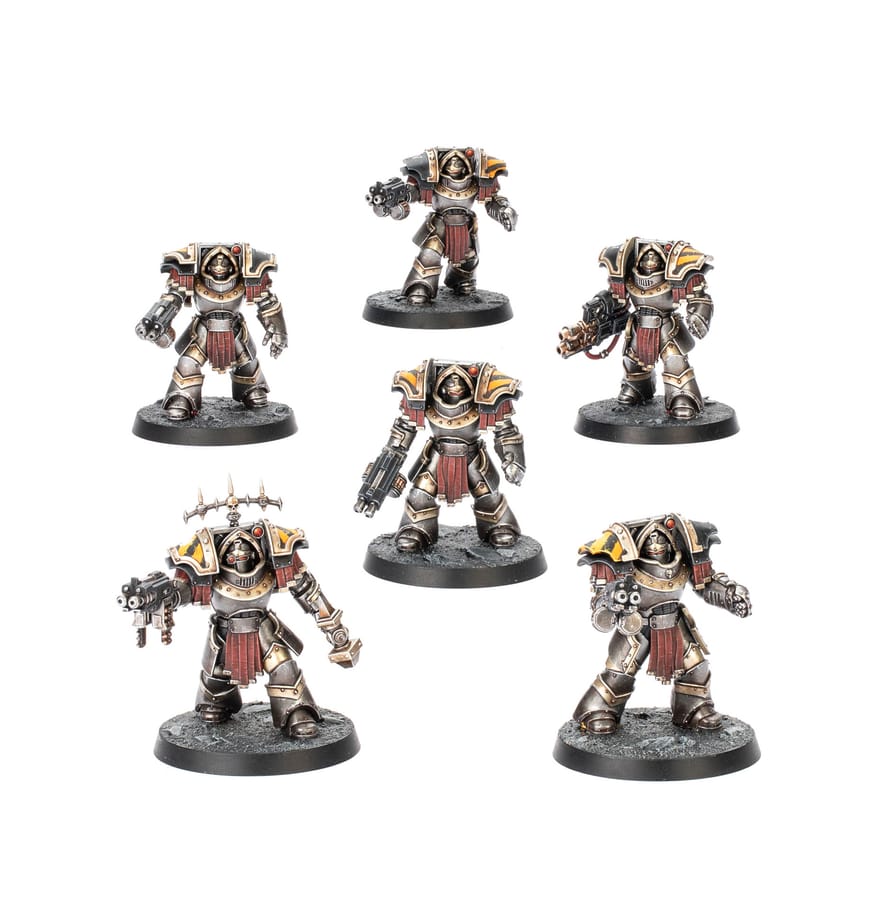 WarForge - Terminators Cataphractii avec Combi-bolters et Gantelets Énergétiques - Warhammer - Legiones Astartes