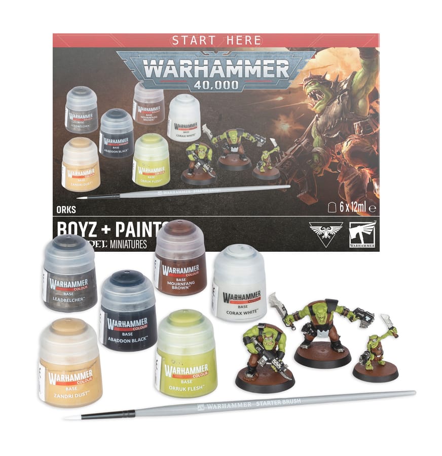 WarForge - Orks: Boyz + Set de Peinture - Warhammer - Orks