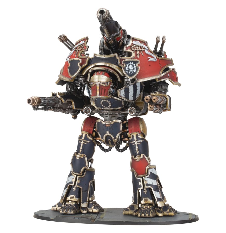 WarForge - Legions Imperialis: Warbringer Nemesis Titan with Quake Cannon, Volcano Cannon, and Laser Blaster - Warhammer